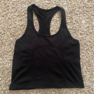 Black swiftly 2.0 lululemon tank top